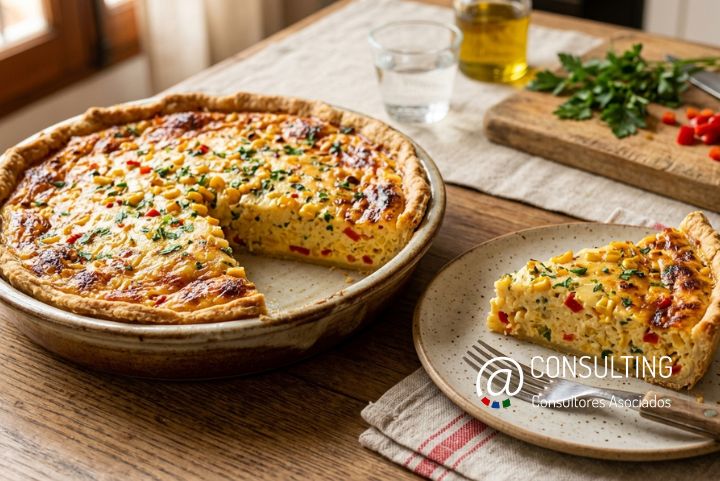 Tarta Chipa Guazú. Cuando dos tradiciones se encuentran en un mismo plato